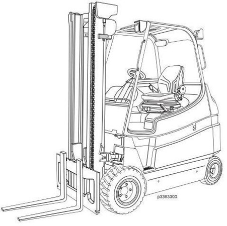 Linde 336-03 Serisi E25, E30 Panorama Akülü Forklift Bakım Kiti