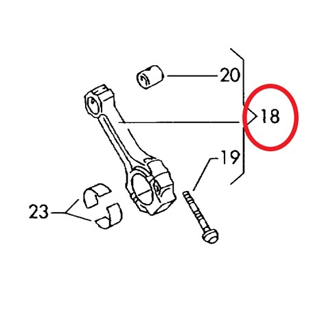 Linde Forklift VW028198401E Piston Kolu