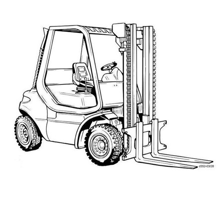 Linde 352-03 Serisi H35D, H40D, H45D Dizel Forklift Bakım Kiti