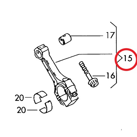 Linde Forklift VW028198401F Piston Kolu